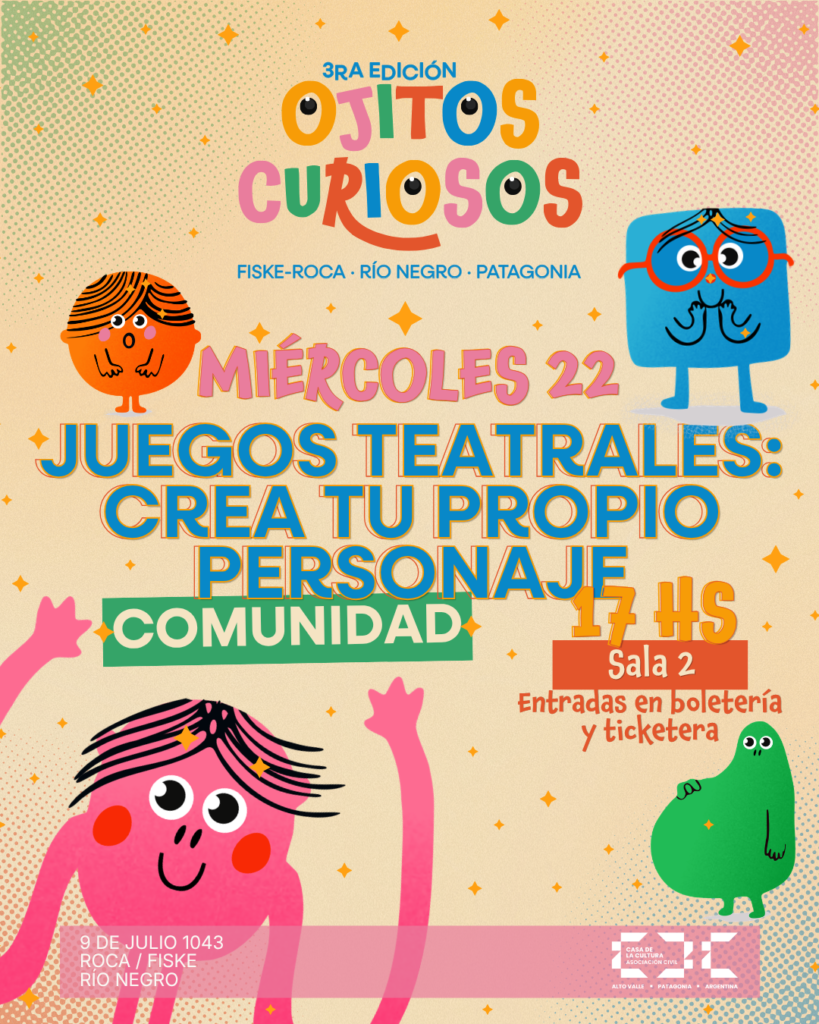 Juegos teatrales: ¡Crea tu propio personaje!